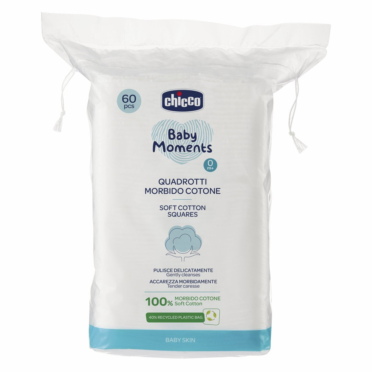 Quadrotti Morbido Cotone Chicco 60ps