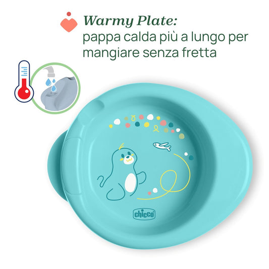 Set pappa con piattino termico