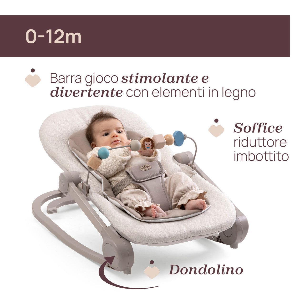 Sdraietta 0m+ fino a 18 kg