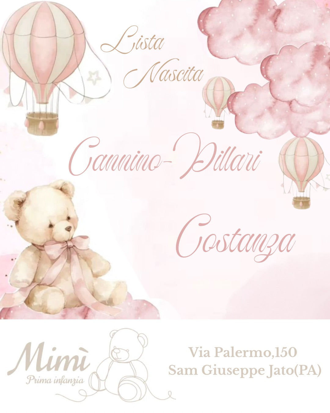 Lista Nascita Cannino-Pillari (Costanza)🎀