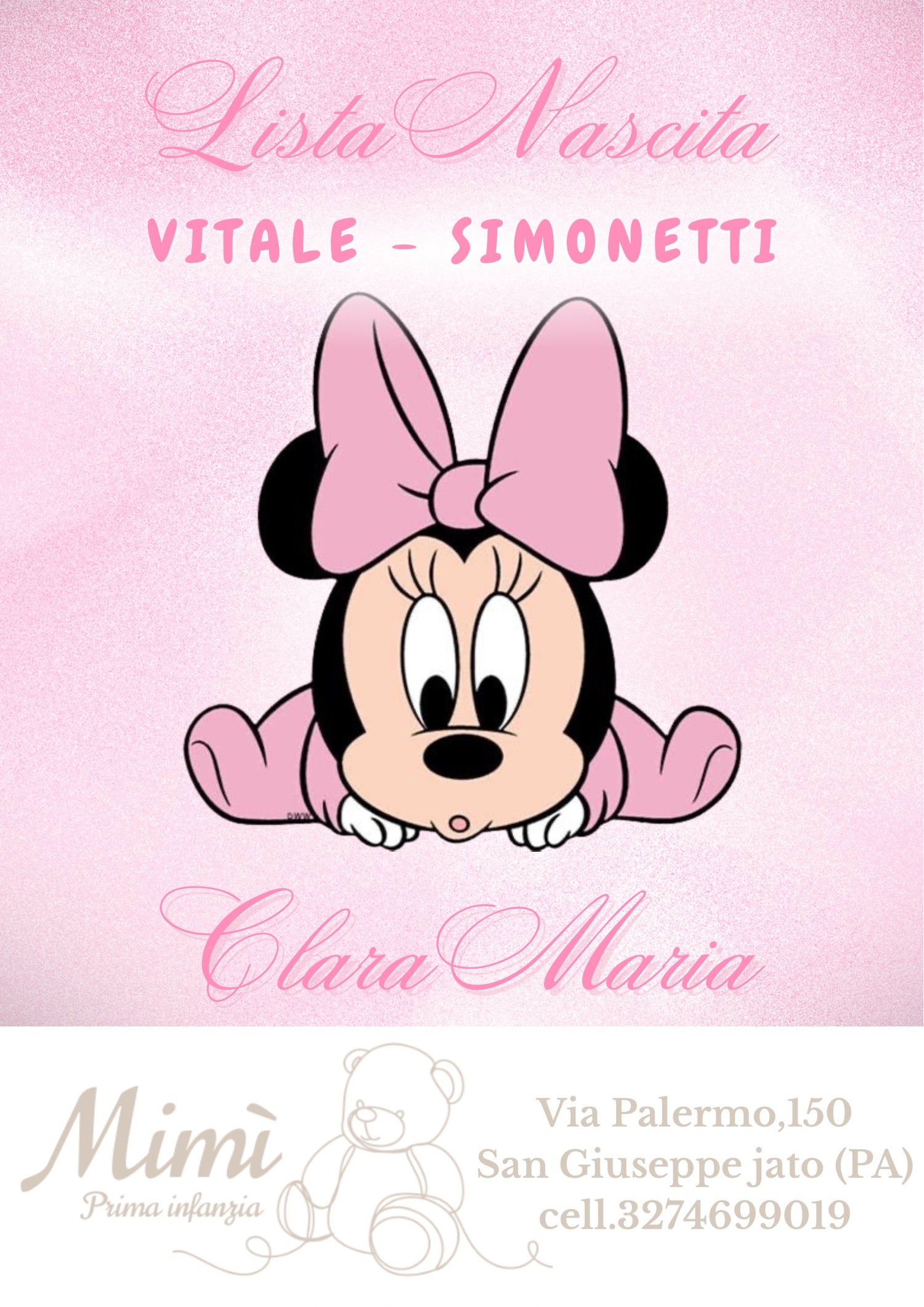 Lista Nascita Vitale - Simonetti (Clara Maria)