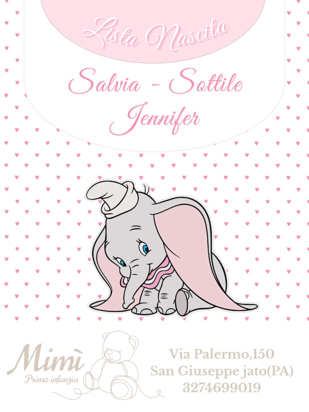Lista Nascita Salvia-Sottile (Jennifer)