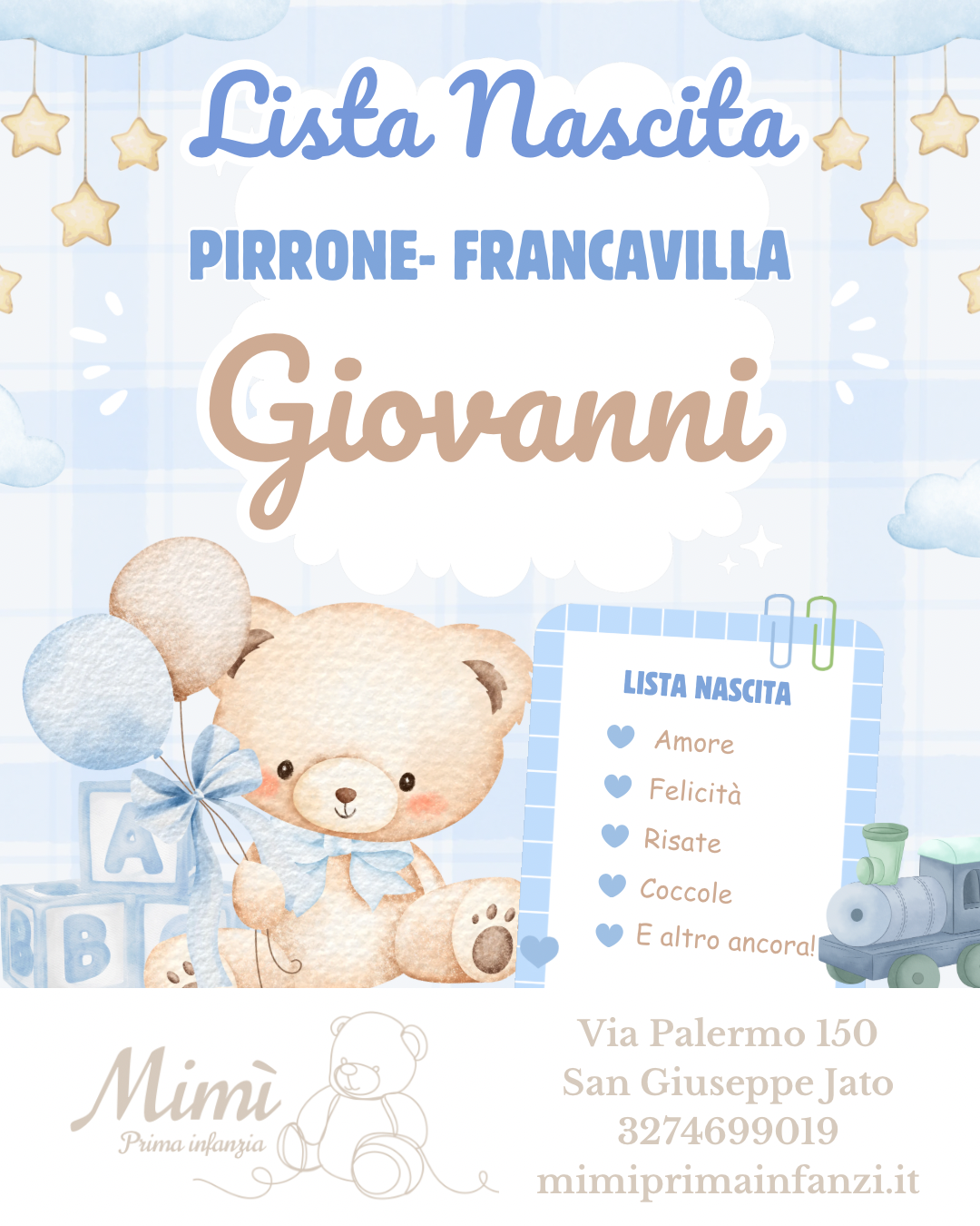 Lista Nascita Pirrone -Francavilla (Giovanni)🩵