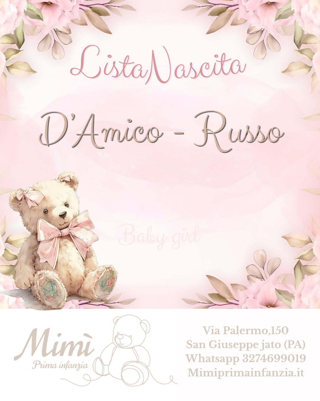 Lista Nascita D’Amico -Russo
