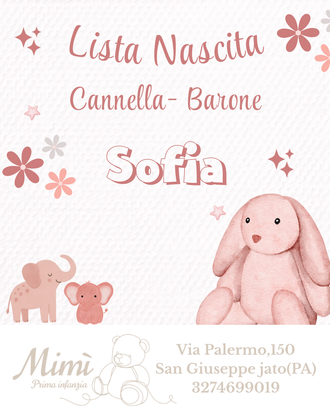 Lista Nascita Cannella-Barone (Sofia)🎀