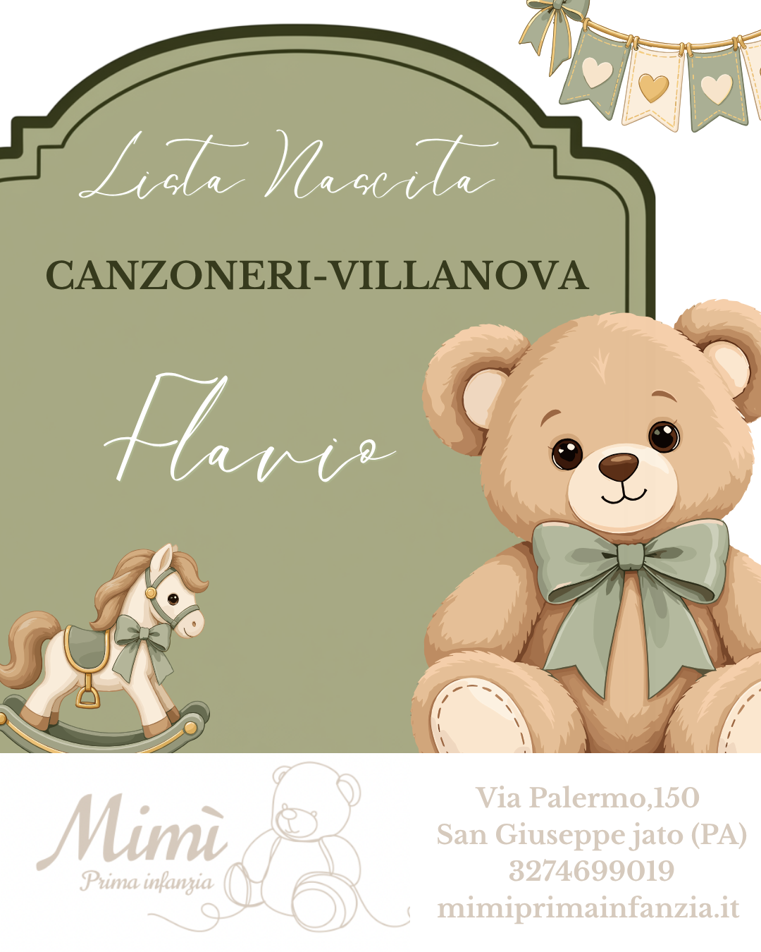 Lista Nascita Canzoneri-Villanova (Flavio) 🧸