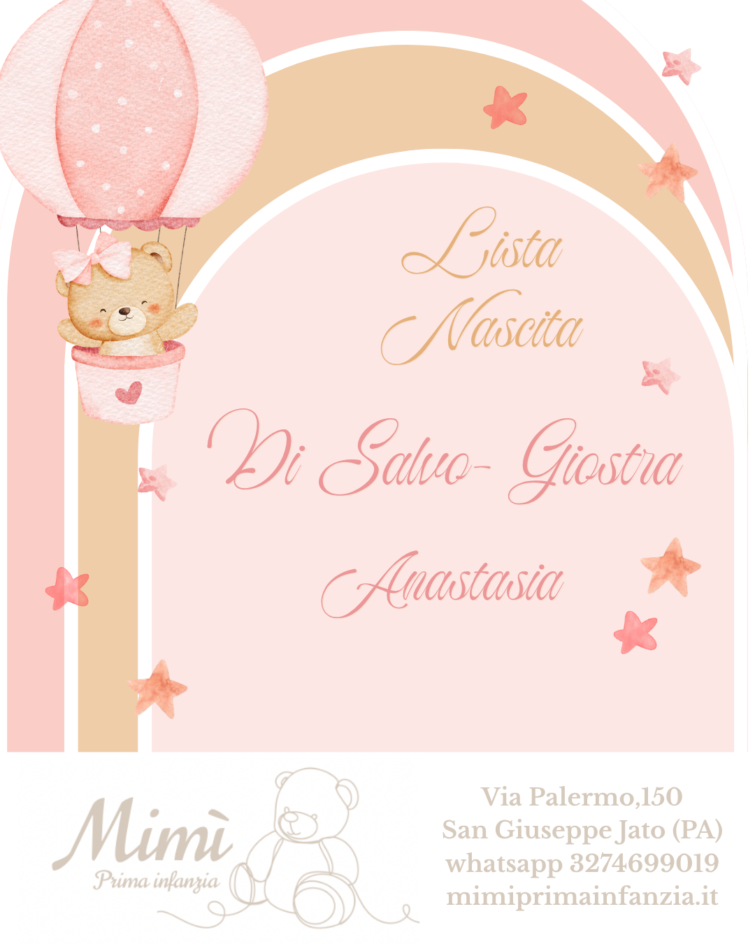 Lista nascita Di salvo-Giostra (Anastasia)