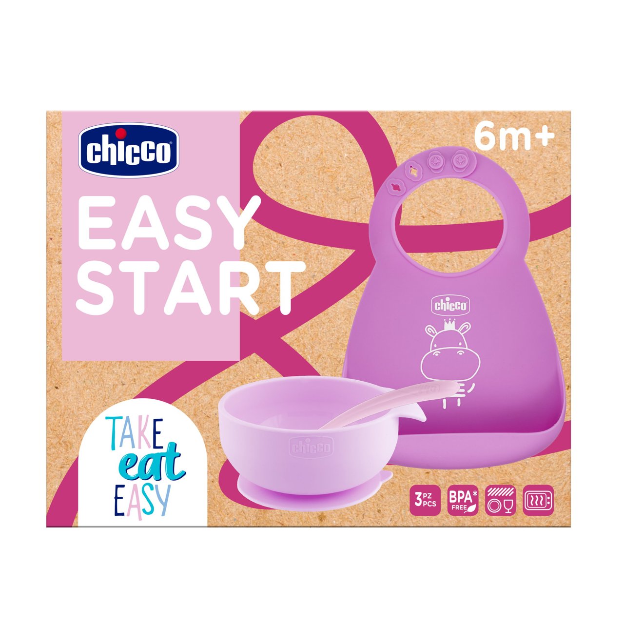 Set Pappa Easy Start in Silicone 6m+