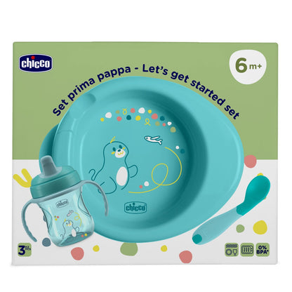 Set pappa con piattino termico