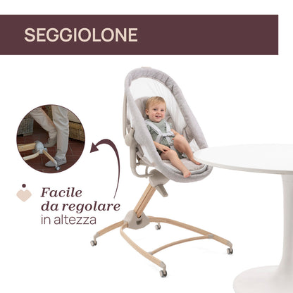 Baby hug 
5in 1  ( culla portatile,culla
,sdraietta, seggiolone , prima sedia )