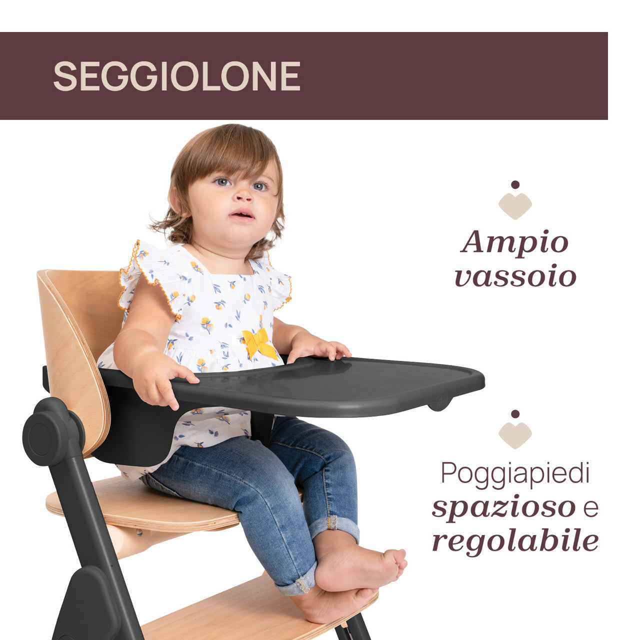 Seggiolone pappa evolutivo
