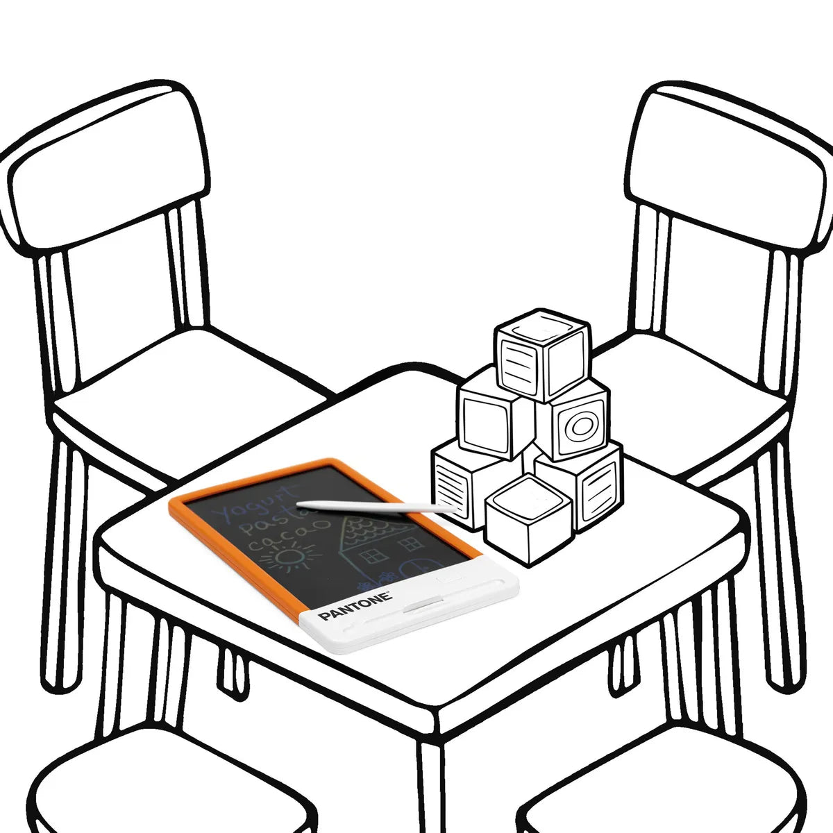 PANTONE LAVAGNA RISCRIVIBILE ARANCIONE