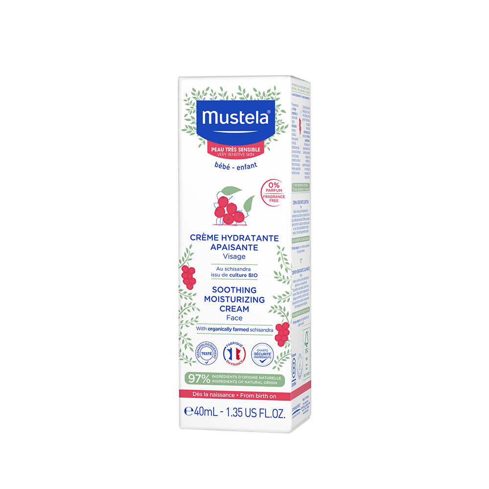 Crema viso idratante lenitiva Mustela