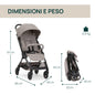 Passeggino leggero da cappelliera 0m+ fino a 22kg incluso di borsa