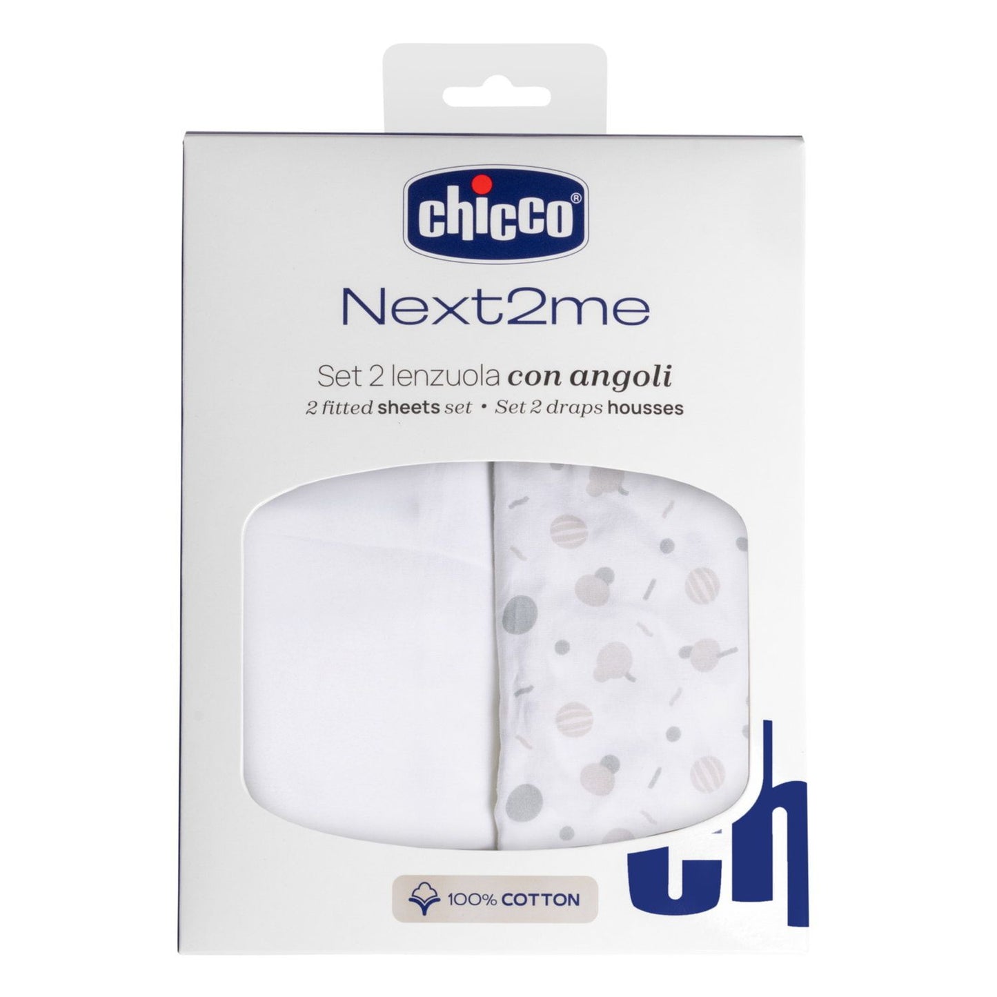 Set Lenzuola in Cotone per Next2Me - 2pz