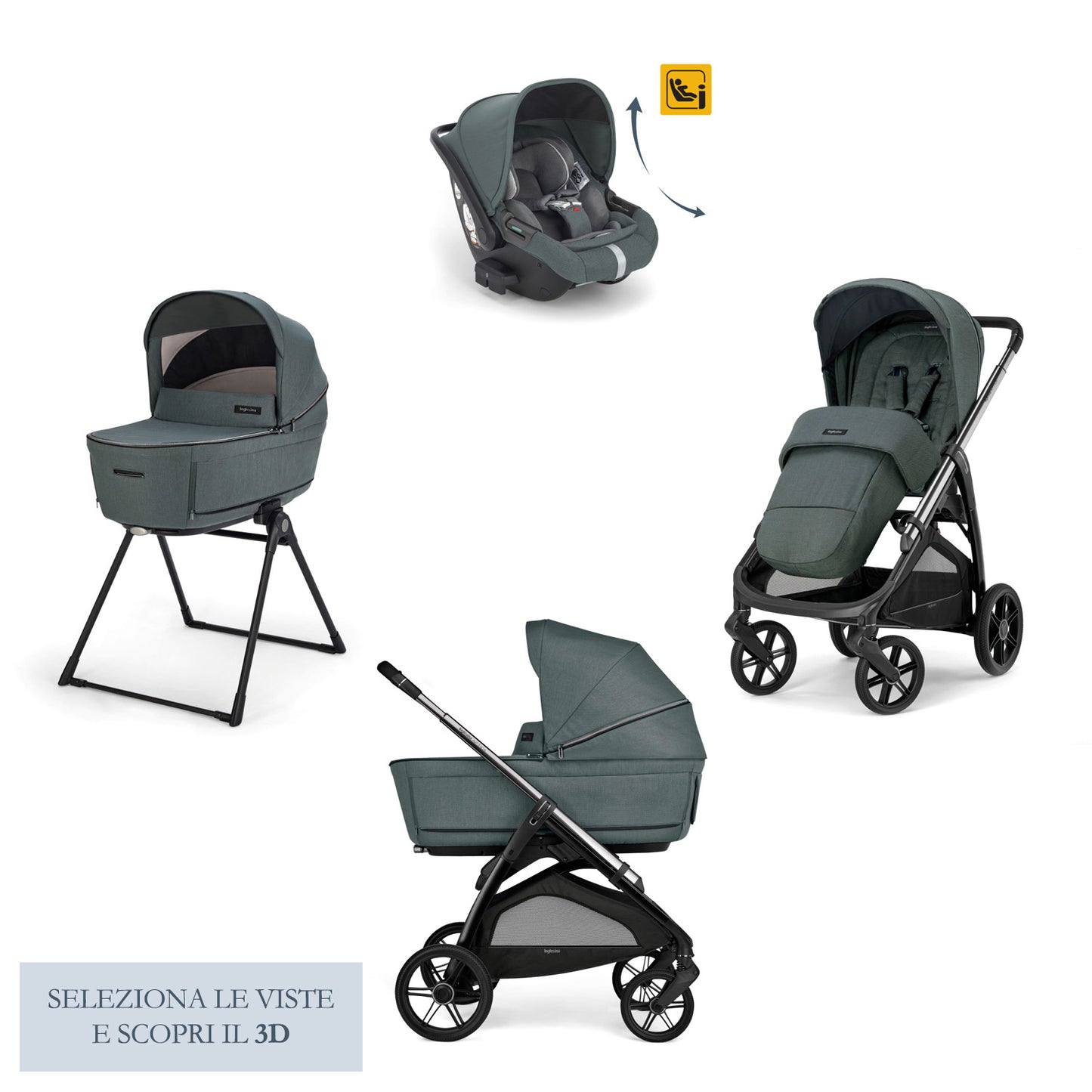 System Quattro Aptica darwin recline Inglesina