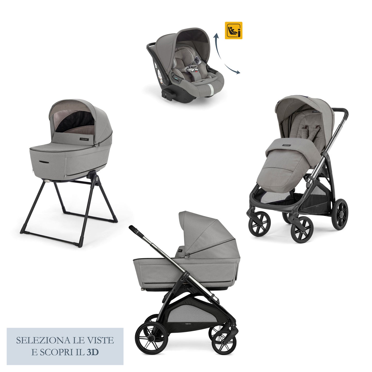 System Quattro Aptica darwin recline Inglesina