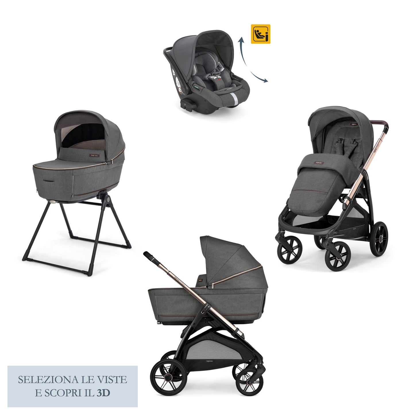System Quattro Aptica darwin recline Inglesina