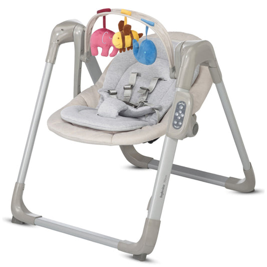 Altalena elettrica diverse velocita +musica Inglesina